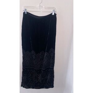 Black Lace Skirt